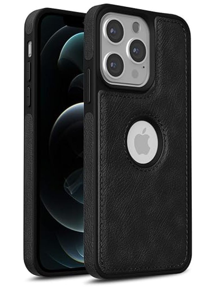     			Gemesha Plain Cases Compatible For Leather Apple Iphone 12 pro max ( Pack of 1 )