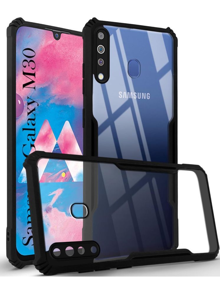     			Gemesha Shock Proof Case Compatible For Polycarbonate Samsung Galaxy M30 ( Pack of 1 )