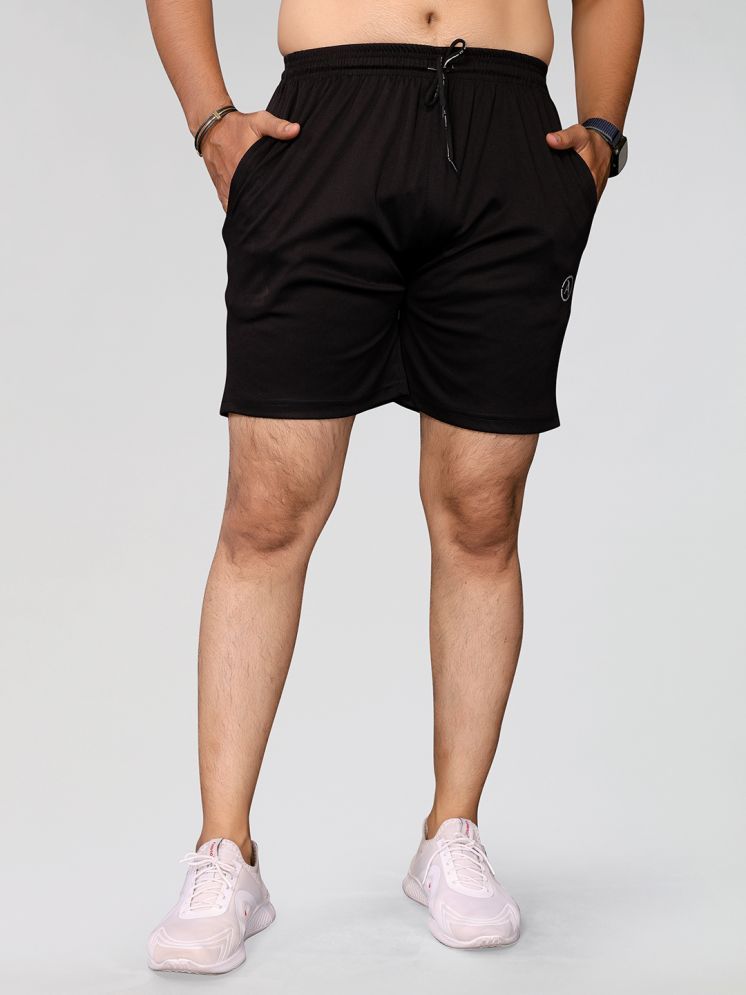     			Kashvi Black Polyester Men's Shorts ( Pack of 1 )