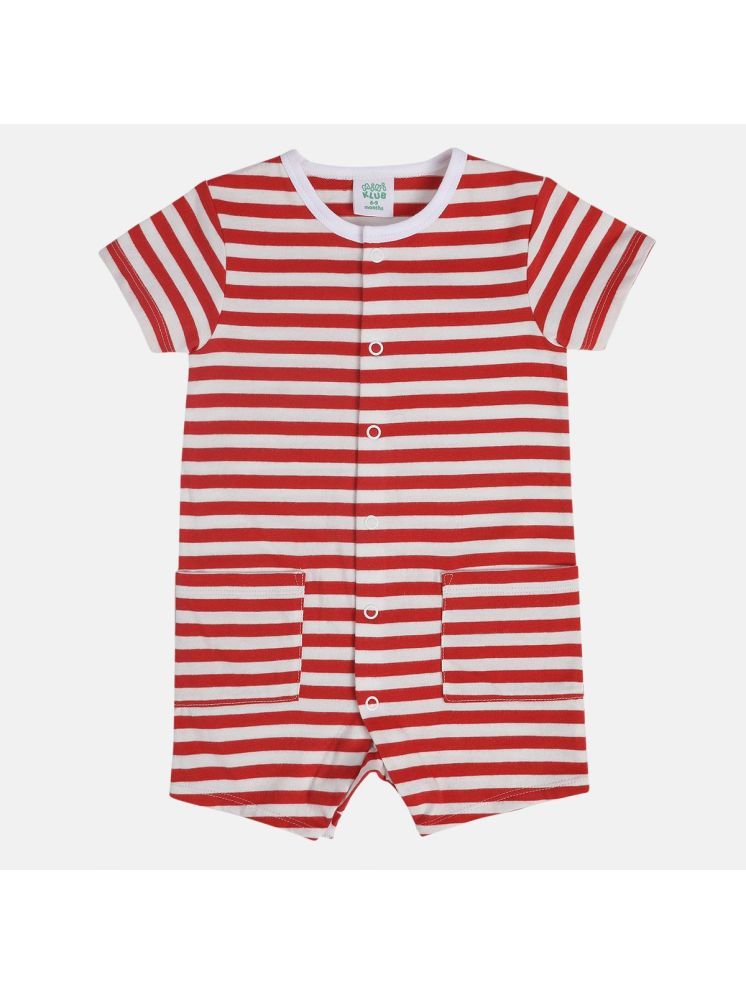     			MINI KLUB Multi Color Cotton Rompers For Baby Boy ( Pack of 1 )