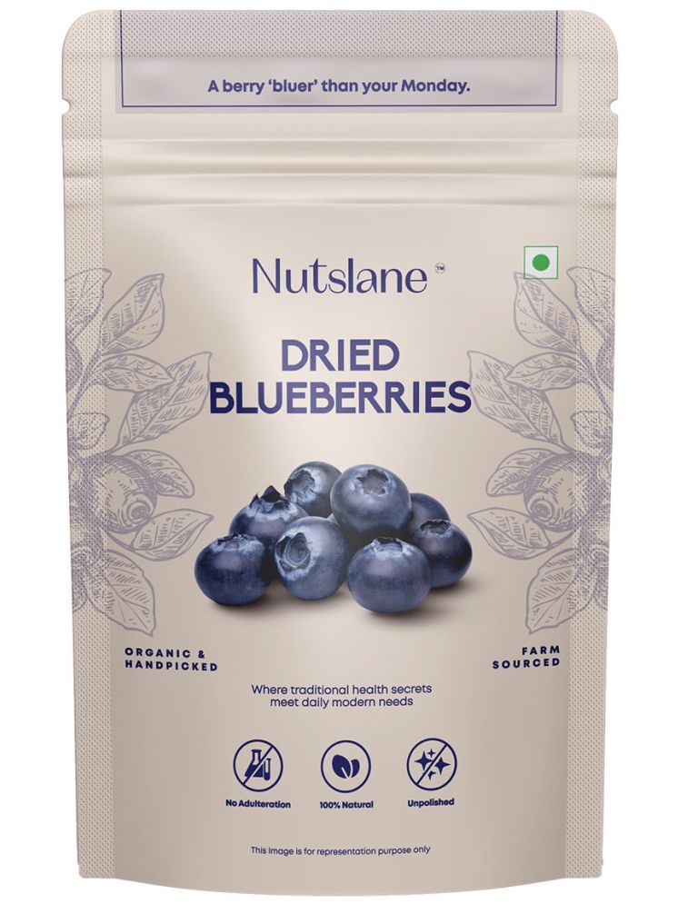     			Nutslane Premium Californian Dried Whole Blueberry 100% Organic Natural Real Dried Berries - 100g