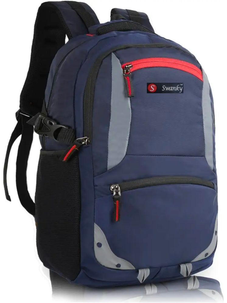     			Swanky BLUE Polyester Backpack ( 40 Ltrs )