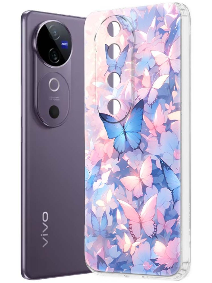     			NBOX Multicolor Printed Back Cover Silicon Compatible For Vivo V40 5G ( Pack of 1 )