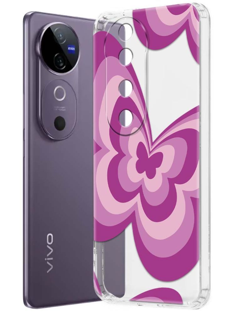     			NBOX Multicolor Printed Back Cover Silicon Compatible For Vivo V40 5G ( Pack of 1 )