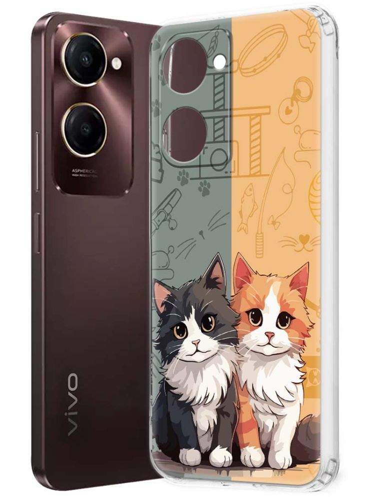     			NBOX Multicolor Printed Back Cover Silicon Compatible For Vivo Y28s 5G ( Pack of 1 )