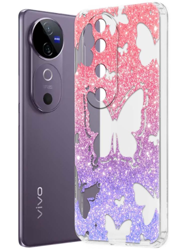     			NBOX Multicolor Printed Back Cover Silicon Compatible For Vivo V40 5G ( Pack of 1 )