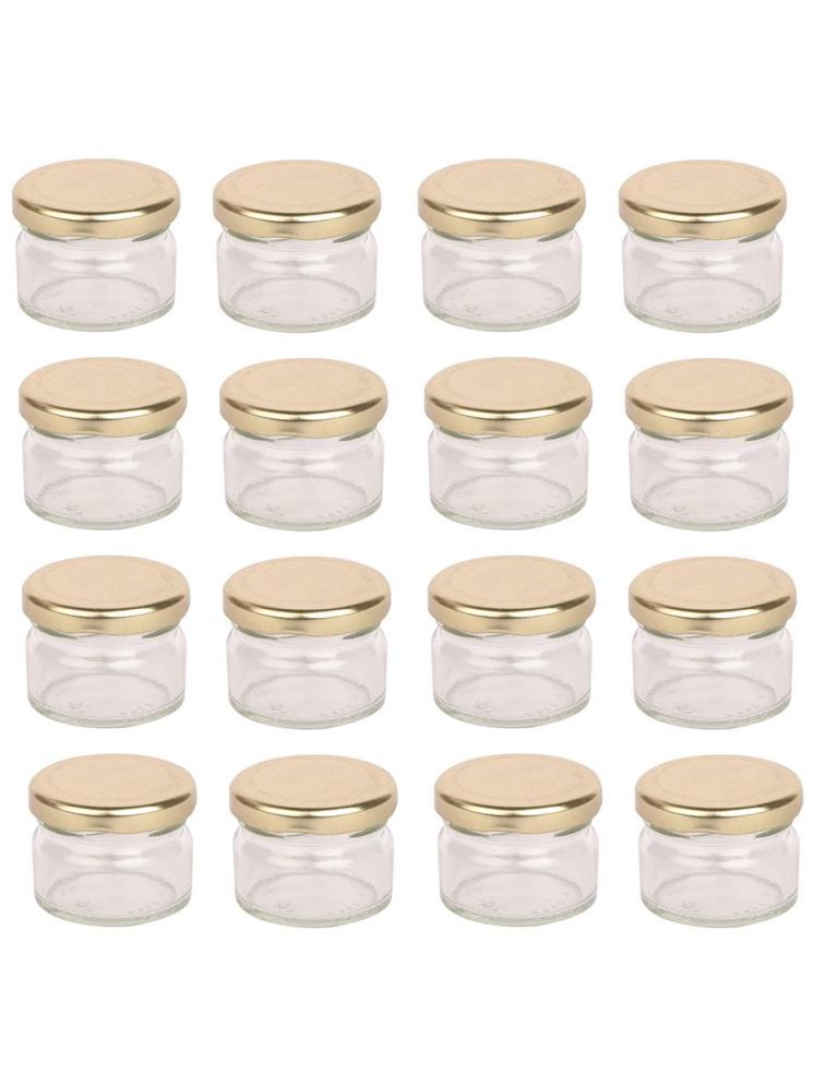     			1st Time Glass Container Jar Glass Transparent Utility Container ( Set of 16 )