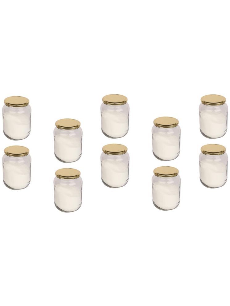     			1st Time Glass Container Jar Glass Transparent Utility Container ( Set of 10 )