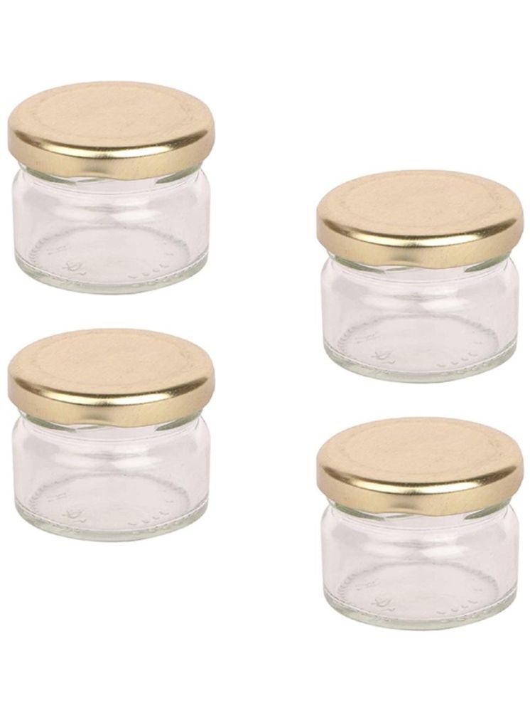     			1st Time Glass Container Jar Glass Transparent Utility Container ( Set of 4 )