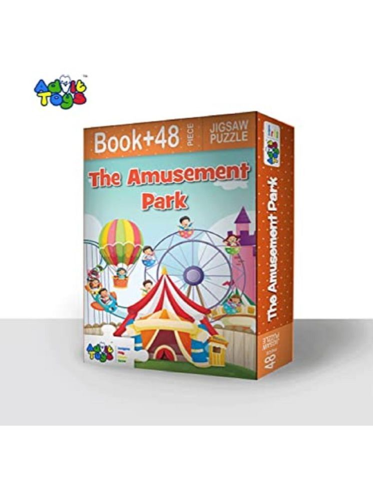     			Advit Toys - The Amusement Park Jigsaw Puzzle | Educational Toy For 3+ Year Age | Birthday Gifts Ideas for Kids(48 Piece + Educational Fun Fact Book Inside)