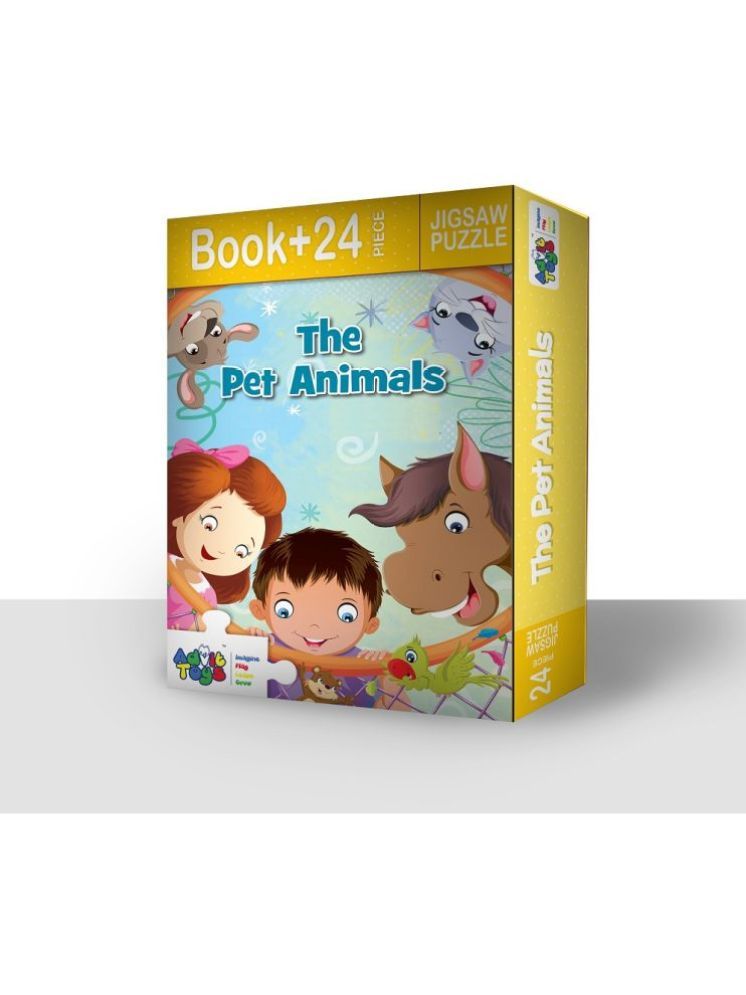     			Advit Toys The Pet Animals Jigsaw Puzzle for Kids | Learning Toys for Toddlers and Kids | Best Birthday Gift Ideas(24 Piece + Fun Fact Book Inside)