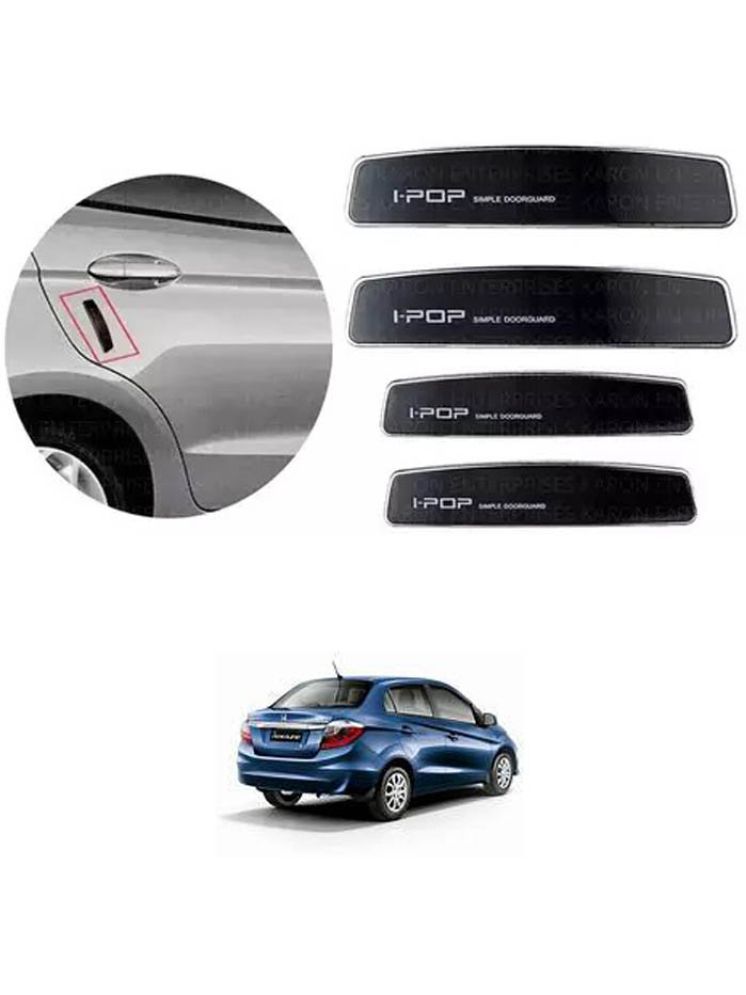     			Etradezone Car Door Guard (Pack Of 4, Black) For Honda Amaze