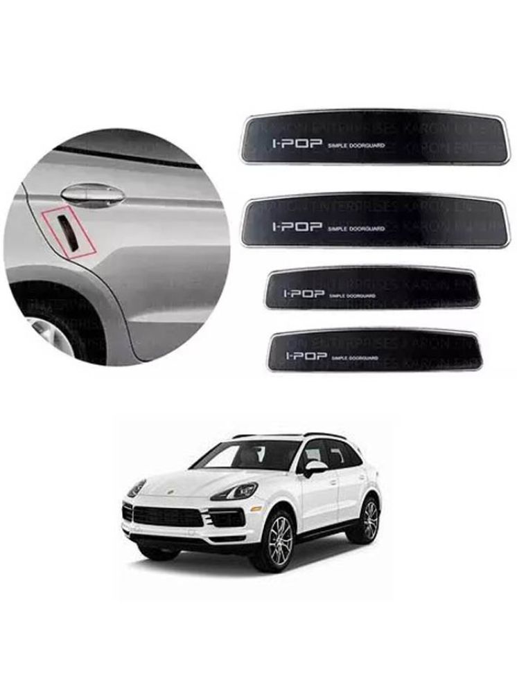     			Etradezone Car Door Guard (Pack Of 4, Black) For Universal For Car Cayenne