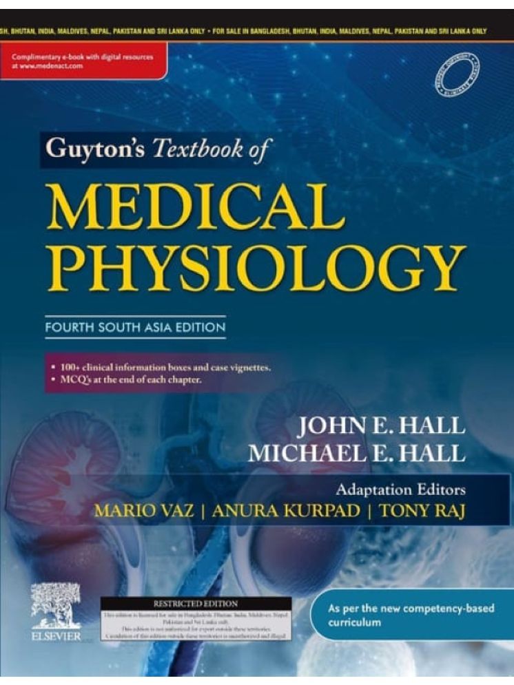     			Guytons Textbook of Medical Physiology 4th South Asian Edition with  free  The Mind Maps in Physiology