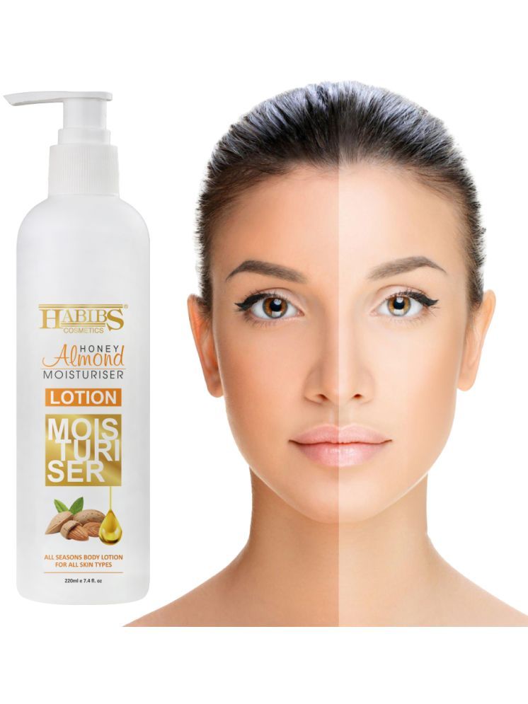     			Habibs Body Lotion Honey & Almond oil Extra Hydrating for Dry Skin, Non-Greasy All Skin Types 220 ml