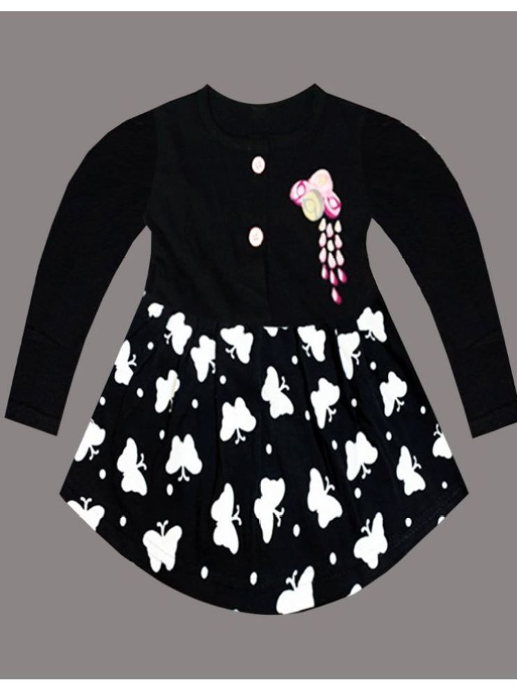     			KidzzCart Black & White Cotton Baby Girl Frock ( Pack of 1 )