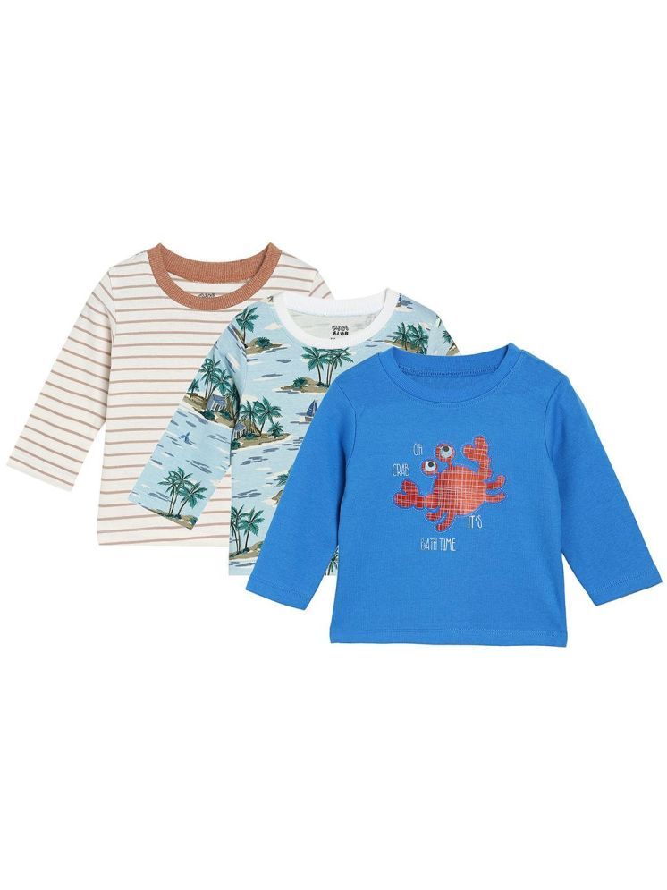     			MINI KLUB Multi Baby Boy T-Shirt ( Pack of 3 )