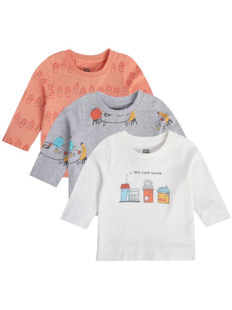     			MINI KLUB Multi Baby Boy T-Shirt ( Pack of 3 )