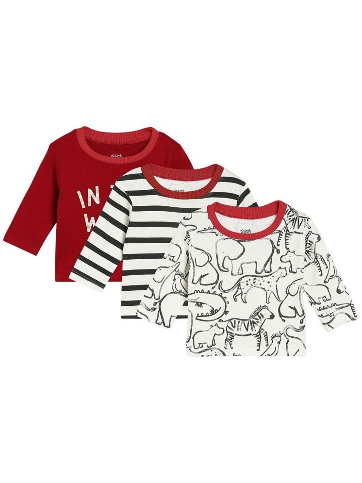     			MINI KLUB Multi Baby Boy T-Shirt ( Pack of 3 )