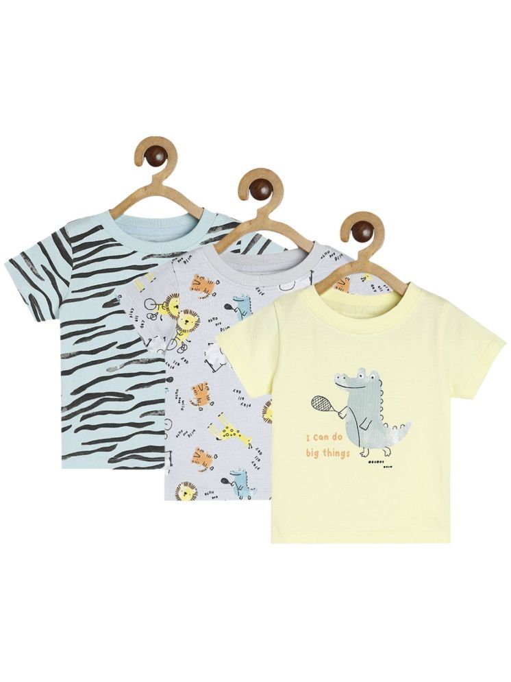     			MINI KLUB Multi Baby Boy T-Shirt ( Pack of 3 )