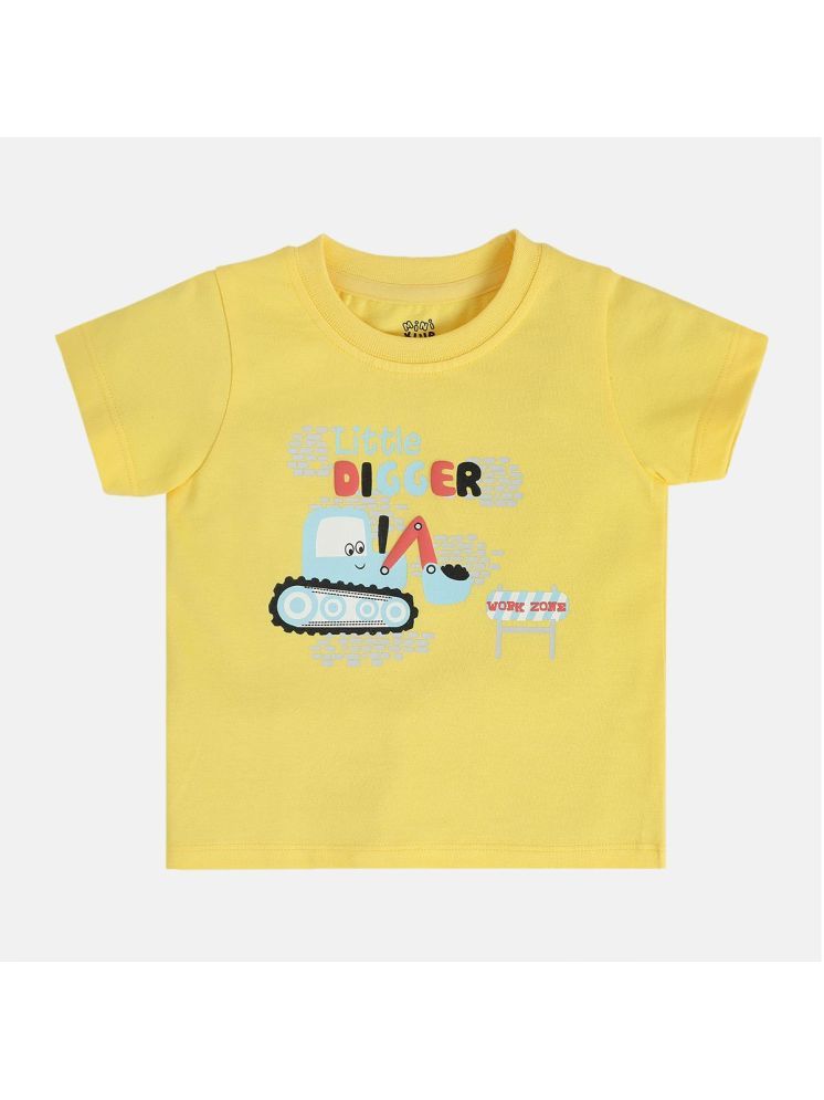     			MINI KLUB Yellow Baby Boy T-Shirt ( Pack of 1 )