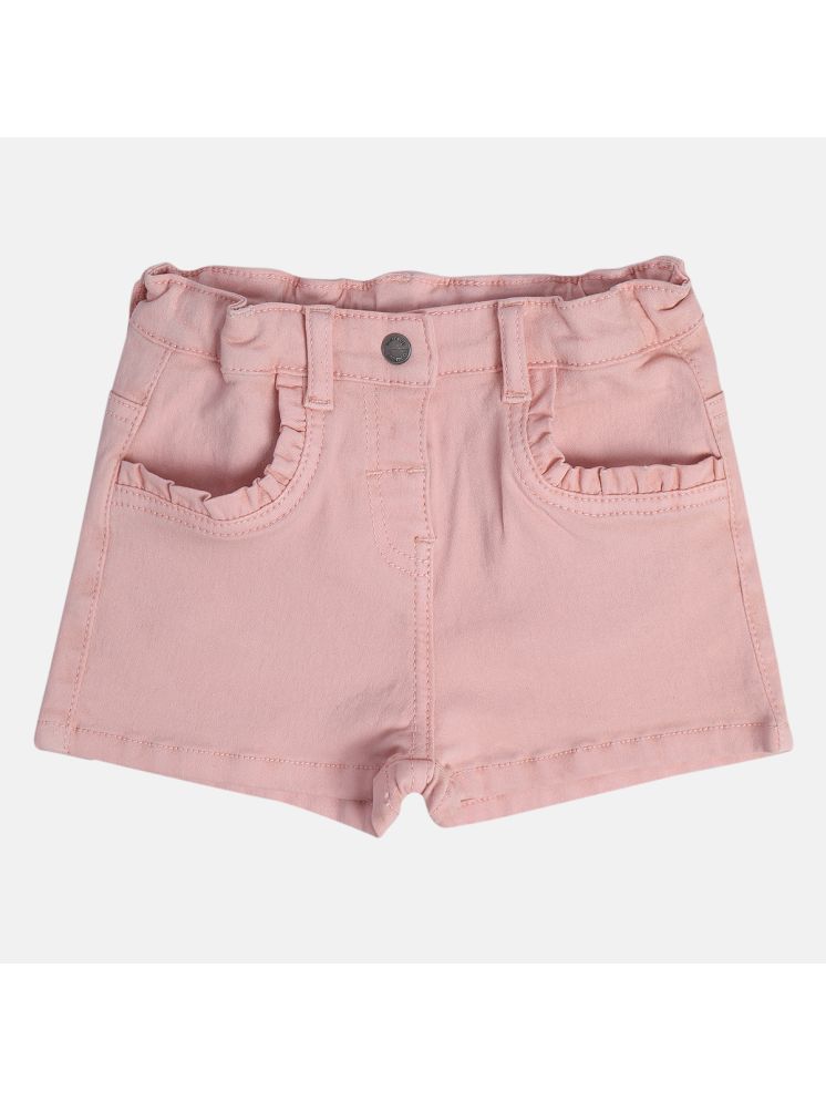     			Miniklub Baby Girls Woven Shorts (Pink Color)