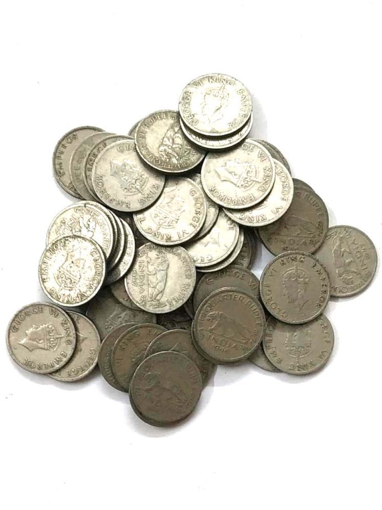     			Quarter Rupees Mix Coin ( Pack of 10 ) Condition as per Image