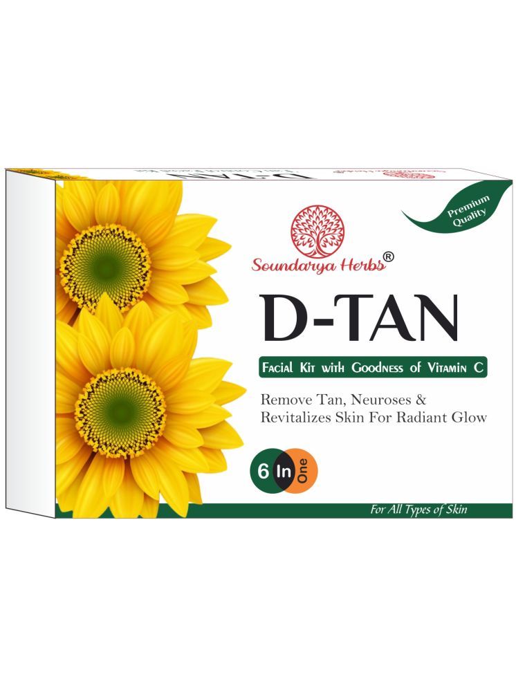     			Soundarya Herbs D Tan Facial Kit  fight sun tan 3 Times Use Facial Kit For All Skin Type Aloe Vera 1 ( Pack of 1 )