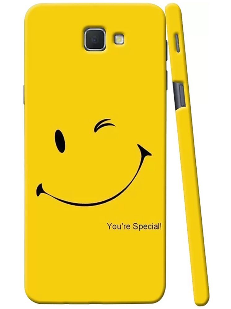     			T4U THINGS4U Yellow Printed Back Cover Polycarbonate Compatible For Samsung j7 Prime ( Pack of 1 )