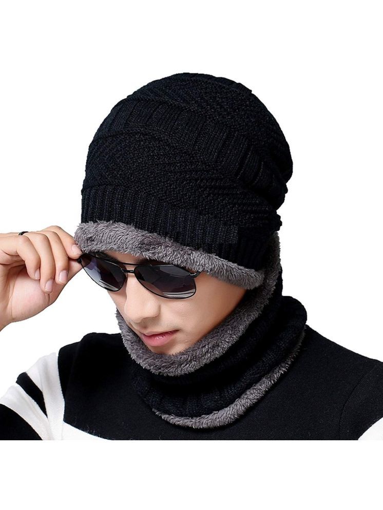     			VM SHOPPING MALL Multi Color Woollen Women's Cap ( Pack of 1 )