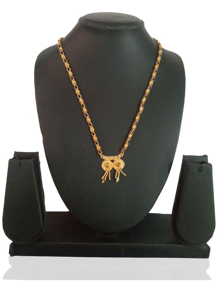     			shankhraj mall Golden Mangalsutra ( Pack of 1 )