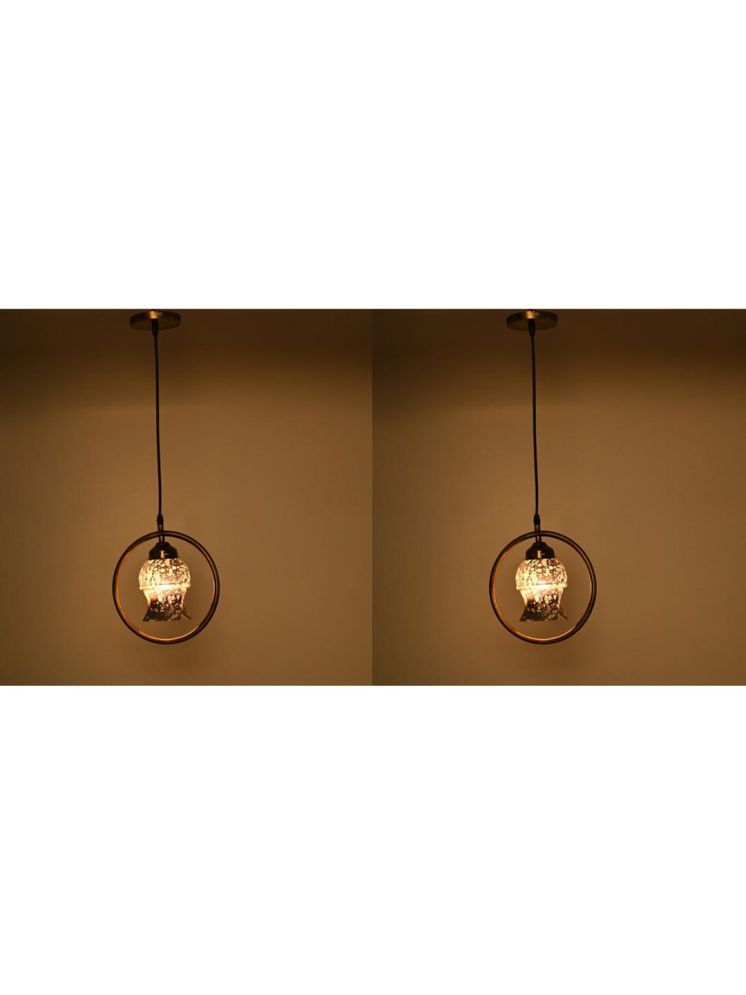     			1st Time Glass Designer Ceiling Lamp Pendant Multi - Pack of 2