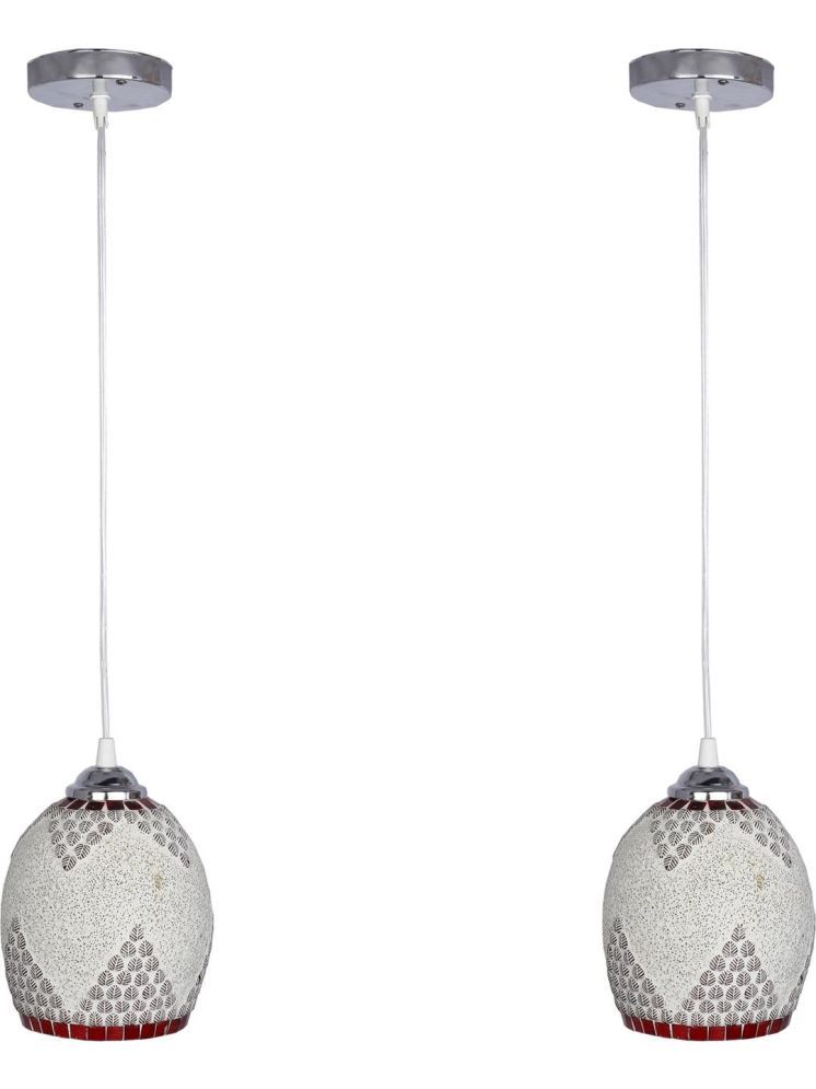     			1st Time Glass Designer Ceiling Lamp Pendant Multi - Pack of 2