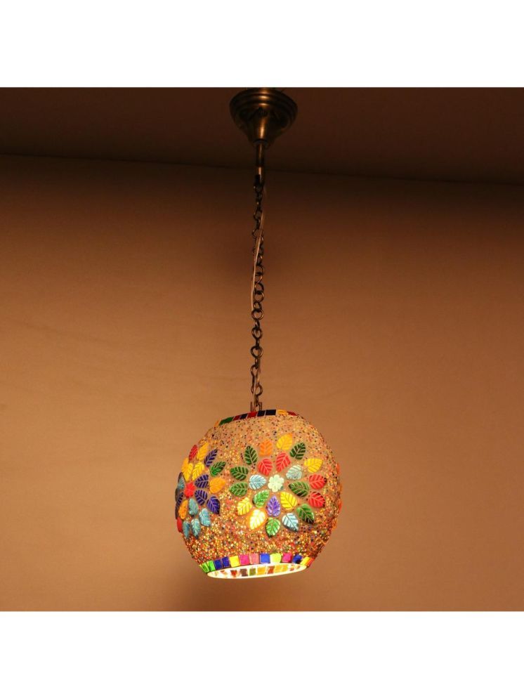     			1st Time Glass Designer Ceiling Lamp Pendant Multi - Pack of 1