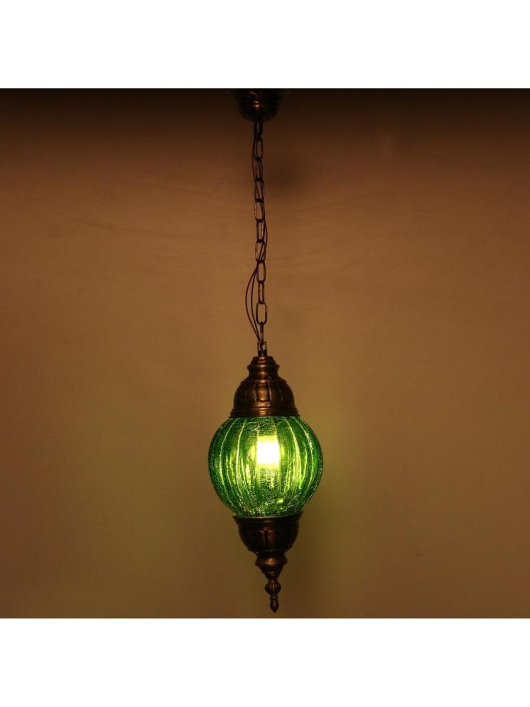     			1st Time Glass Designer Ceiling Lamp Pendant Green - Pack of 1