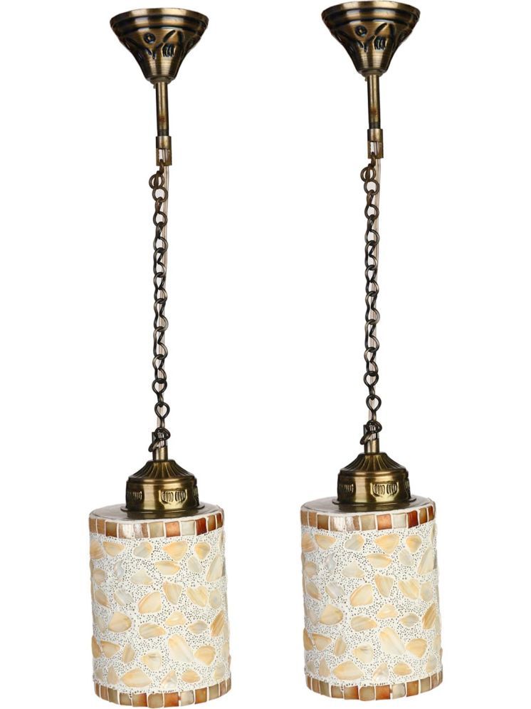     			1st Time Glass Designer Ceiling Lamp Pendant Multi - Pack of 2