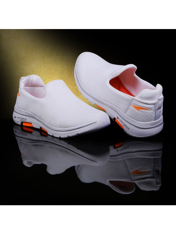     			ASIAN SUPERWALK-08N White Men's Slip-on Shoes