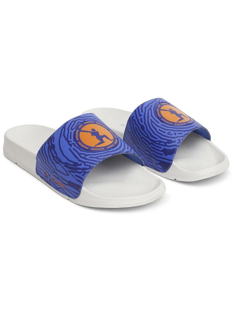     			CHUPPS Grey Men's Slide Flip Flop