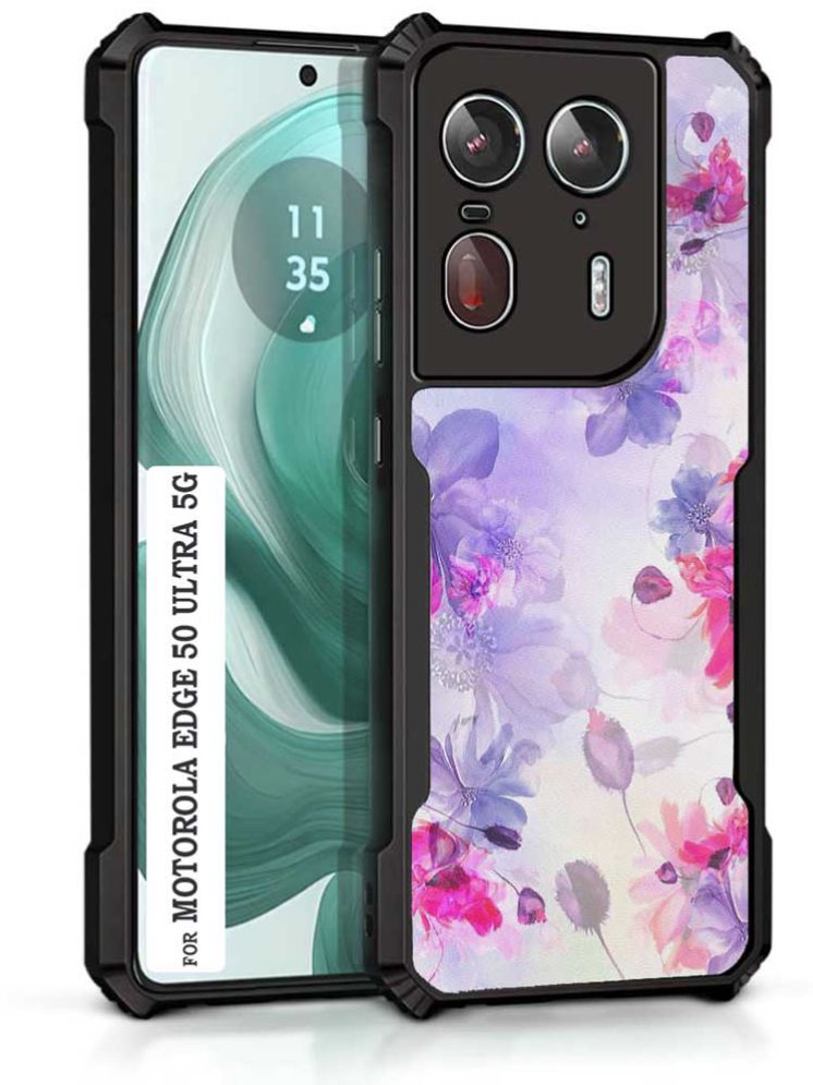     			COBERTA Multicolor Printed Back Cover Polycarbonate Compatible For Motorola Edge 50 Ultra 5G ( Pack of 1 )