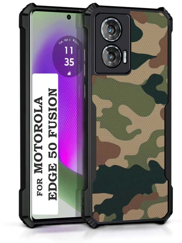     			COBERTA Multicolor Printed Back Cover Polycarbonate Compatible For Moto Edge 50 Fusion ( Pack of 1 )