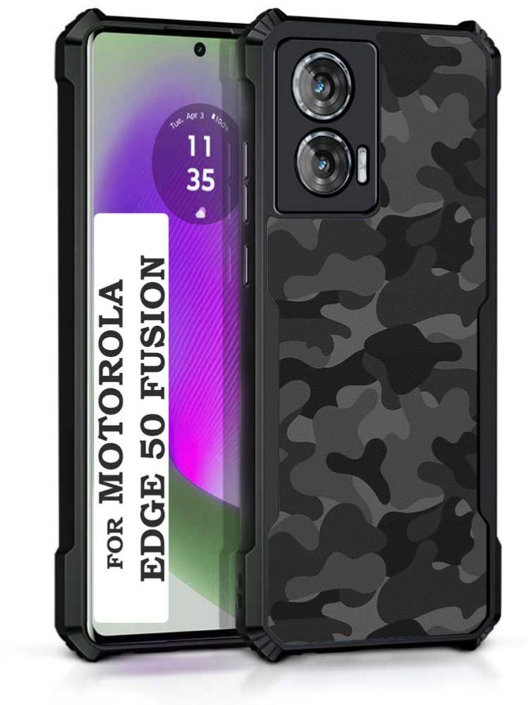     			COBERTA Multicolor Printed Back Cover Polycarbonate Compatible For Moto Edge 50 Fusion ( Pack of 1 )