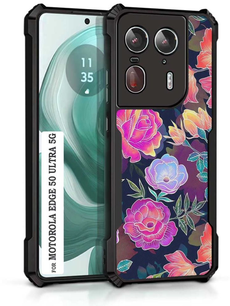     			COBERTA Multicolor Printed Back Cover Polycarbonate Compatible For Motorola Edge 50 Ultra 5G ( Pack of 1 )