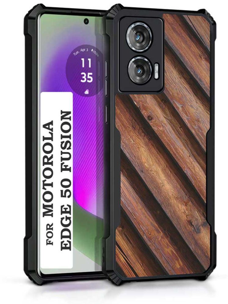     			COBERTA Multicolor Printed Back Cover Polycarbonate Compatible For Moto Edge 50 Fusion ( Pack of 1 )