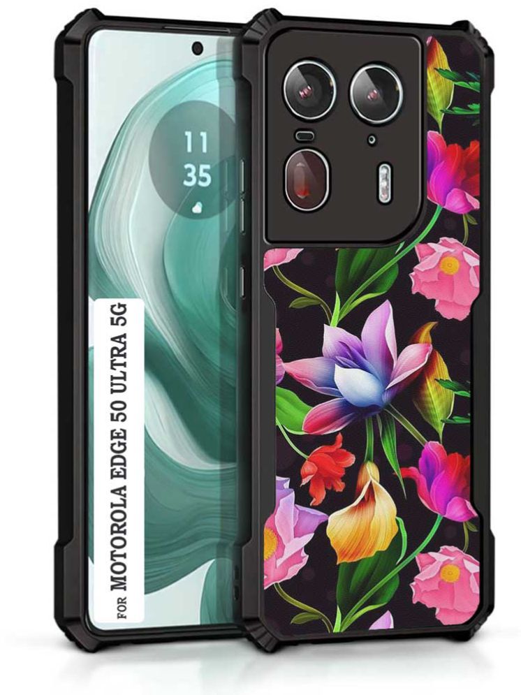     			COBERTA Multicolor Printed Back Cover Polycarbonate Compatible For Motorola Edge 50 Ultra 5G ( Pack of 1 )