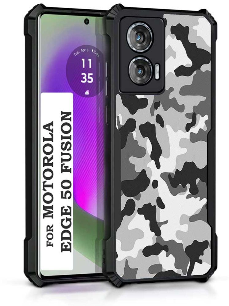     			COBERTA Multicolor Printed Back Cover Polycarbonate Compatible For Moto Edge 50 Fusion ( Pack of 1 )