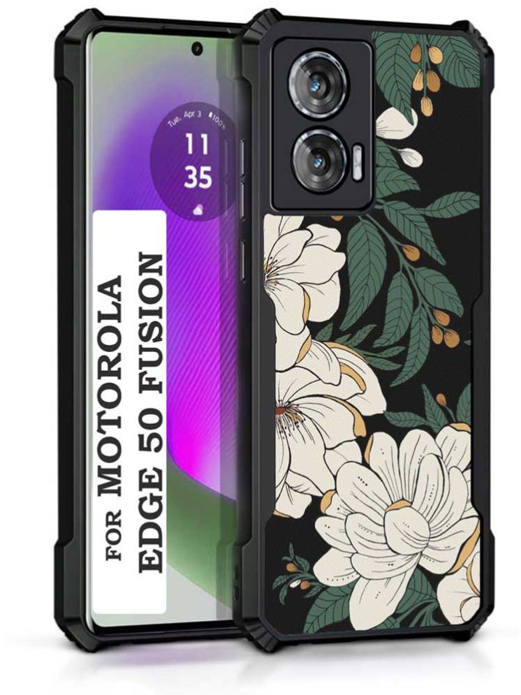     			COBERTA Multicolor Printed Back Cover Polycarbonate Compatible For Moto Edge 50 Fusion ( Pack of 1 )