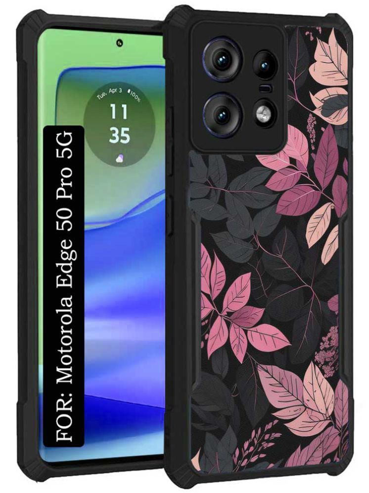     			COBERTA Multicolor Printed Back Cover Polycarbonate Compatible For Motorola Edge 50 Pro 5G ( Pack of 1 )