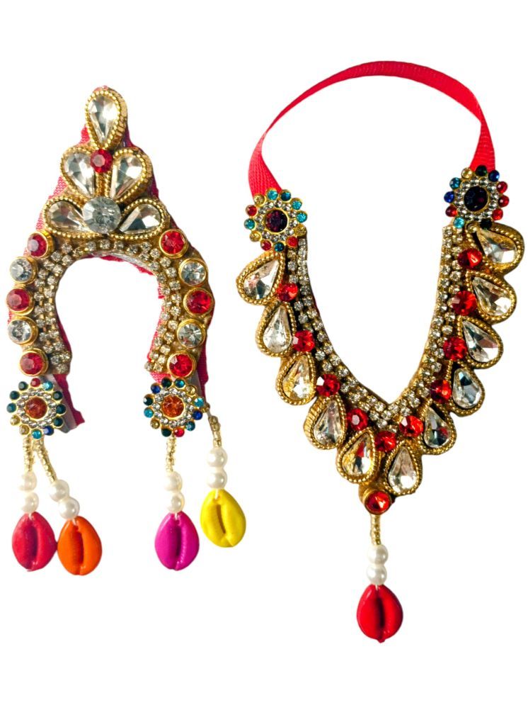     			Cherry Tree Durga Mata Multicolor Crystal Jewellery ( Pack of 1 )