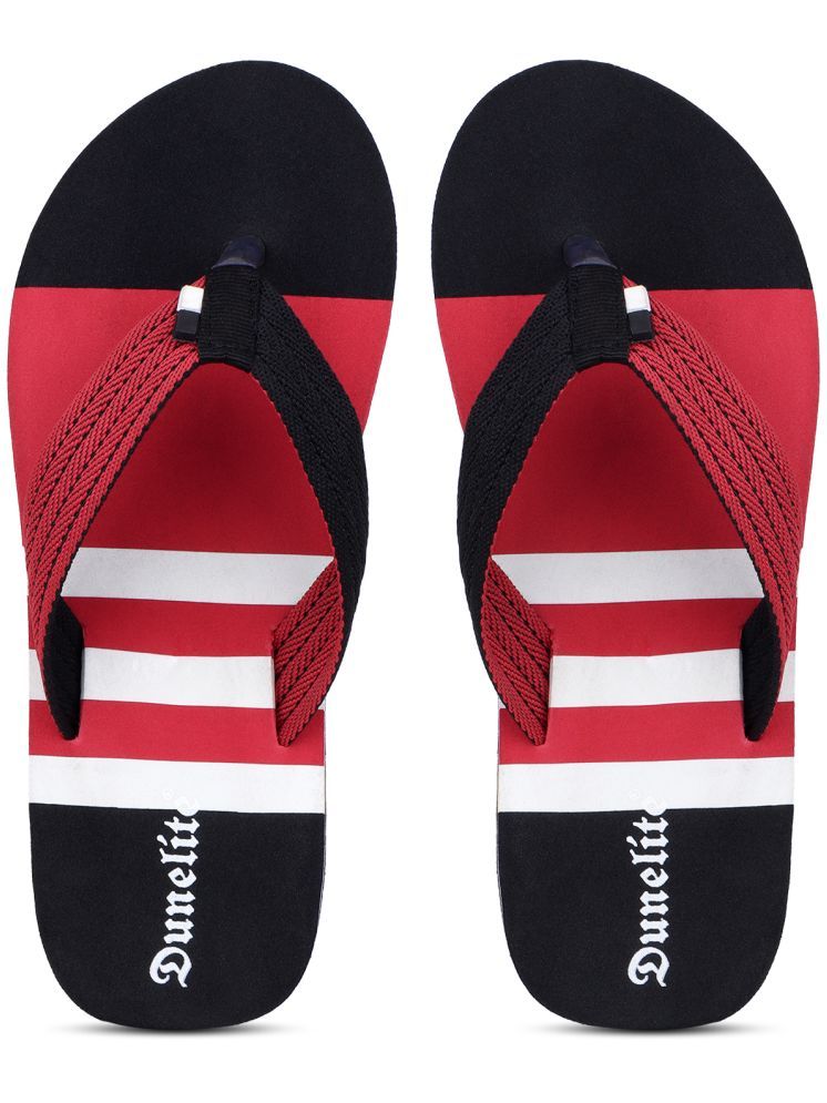     			DUNELITE Red Men's Slide Flip Flop