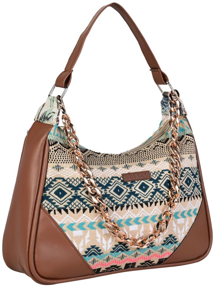     			ENSAC Multicolor Cotton Shoulder Bag